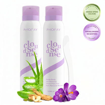 Spray-On Hair Removal Mousse