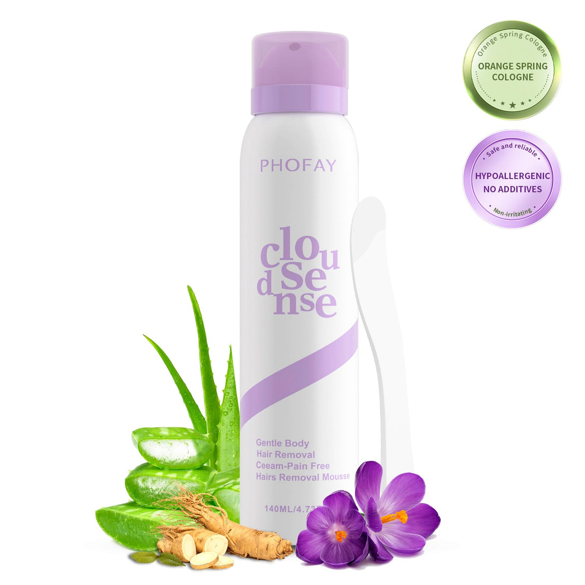 Spray-On Hair Removal Mousse