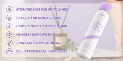 Spray-On Hair Removal Mousse